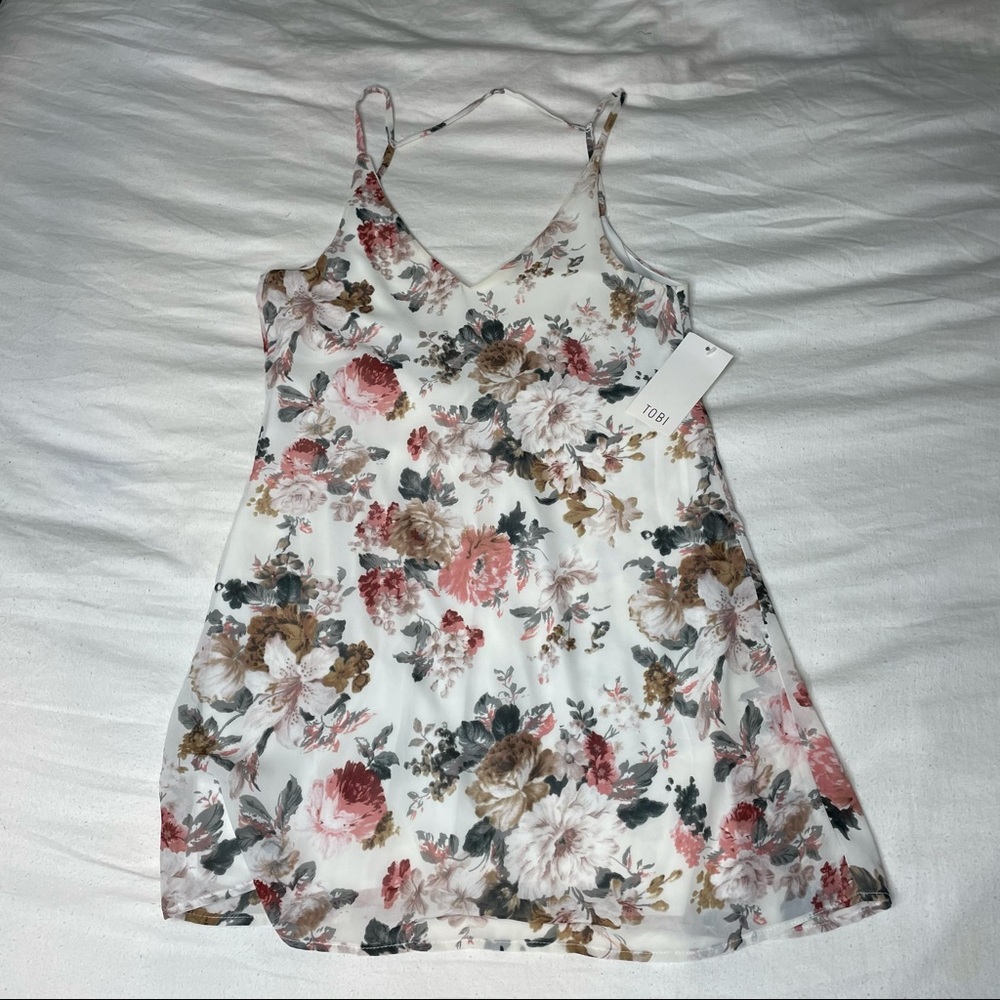 Tobi Floral Slip Dress- XS